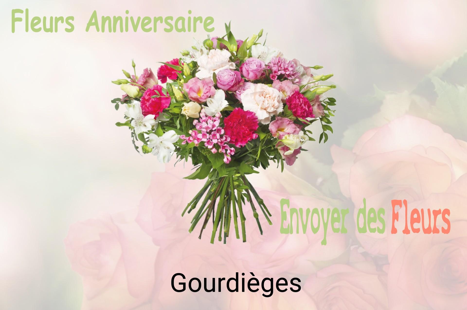 Bouquet de fleurs d’anniversaire livré à Gourdièges